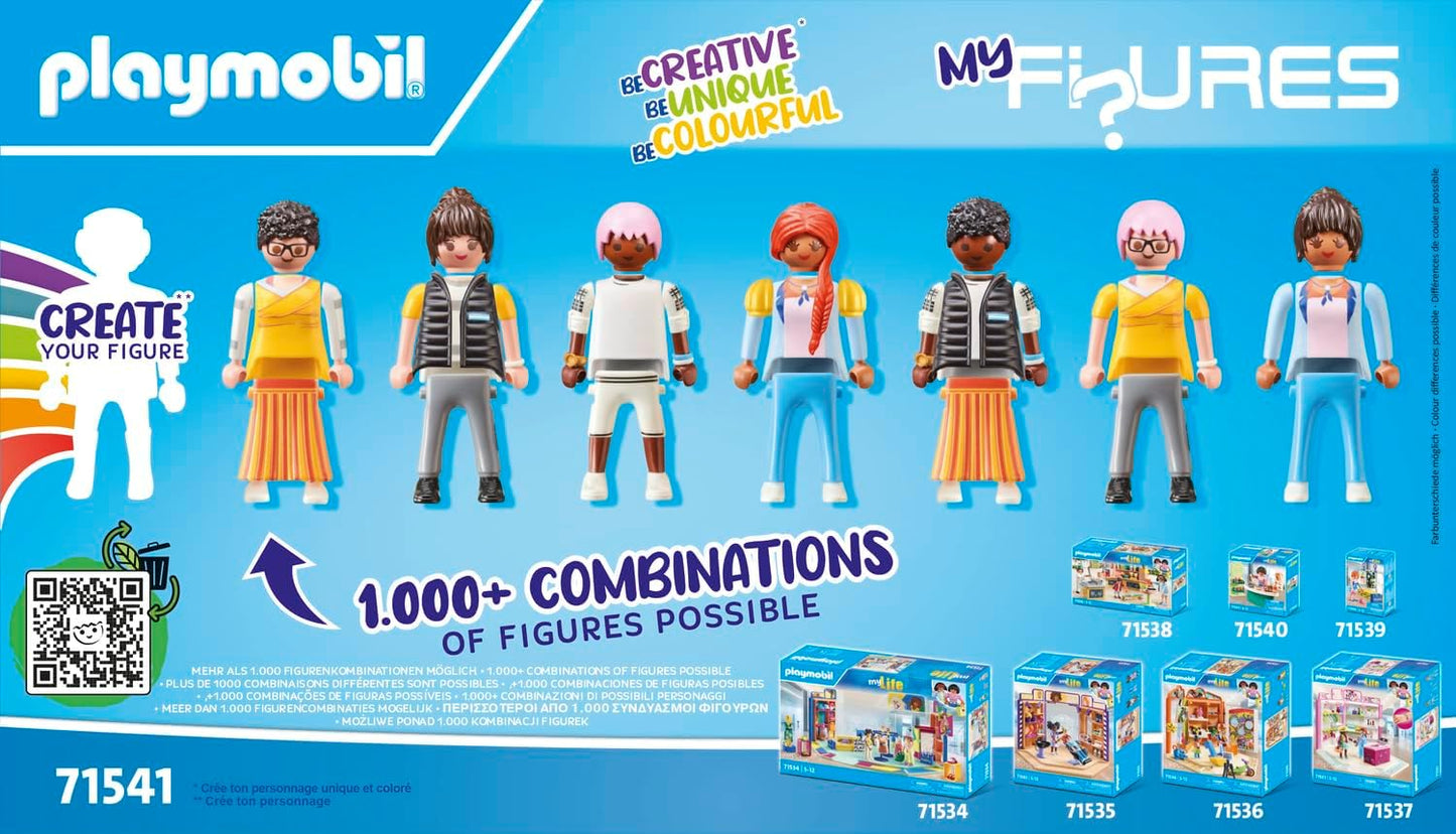 Playmobil Toy Figures Playset MyLife: MyFigures Shopping (80 peças, maiores de 5 anos, unissex)