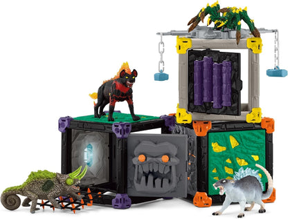 Schleich 42673 BattleCore Arena: Lava vs. Shadow, de 6 a 12 anos, ELDRADOR CREATURES - Playset, 71 peças