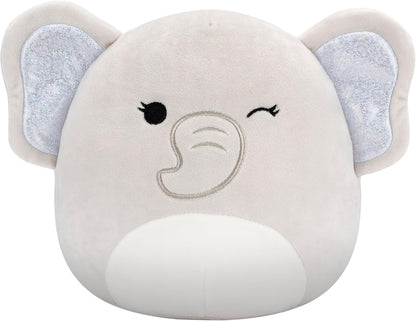 Squishmallows Original 7,5 Polegadas - Valorize o Elefante Cinzento Piscando