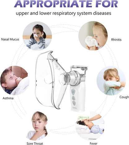 FEELLIFE Inalador portátil, atomizador de vapor portátil, para viagens de crianças e adultos e uso doméstico