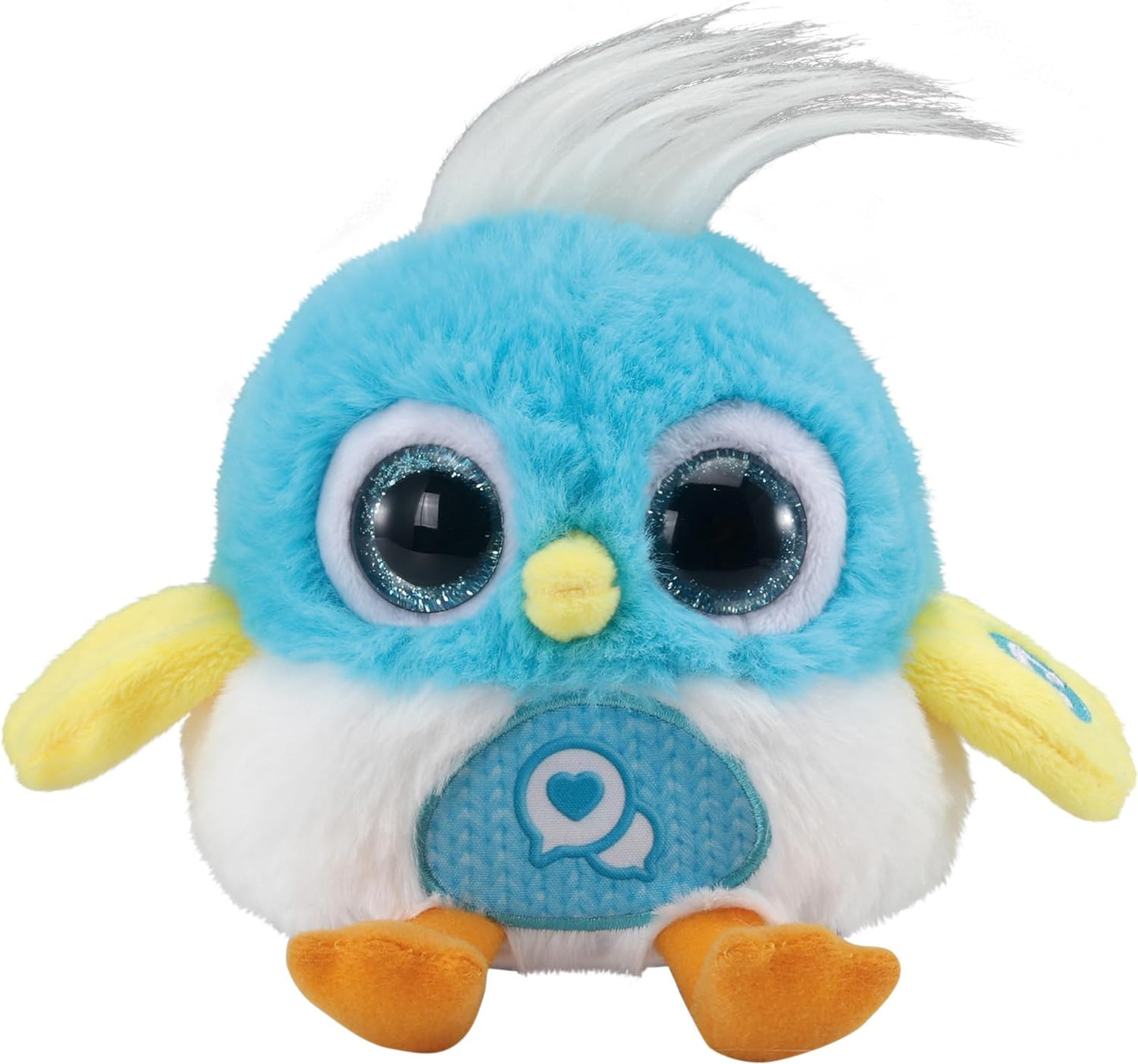 VTech LoLibirds, Juguete Interactivo para Pájaros con Respuestas Divertidas, Ojos que Cambian de Color, Música y Sonidos, Se Queda en el Hombro, Regalo para niños de 4, 5, 6 años en adelante, Azul, Versión en inglés