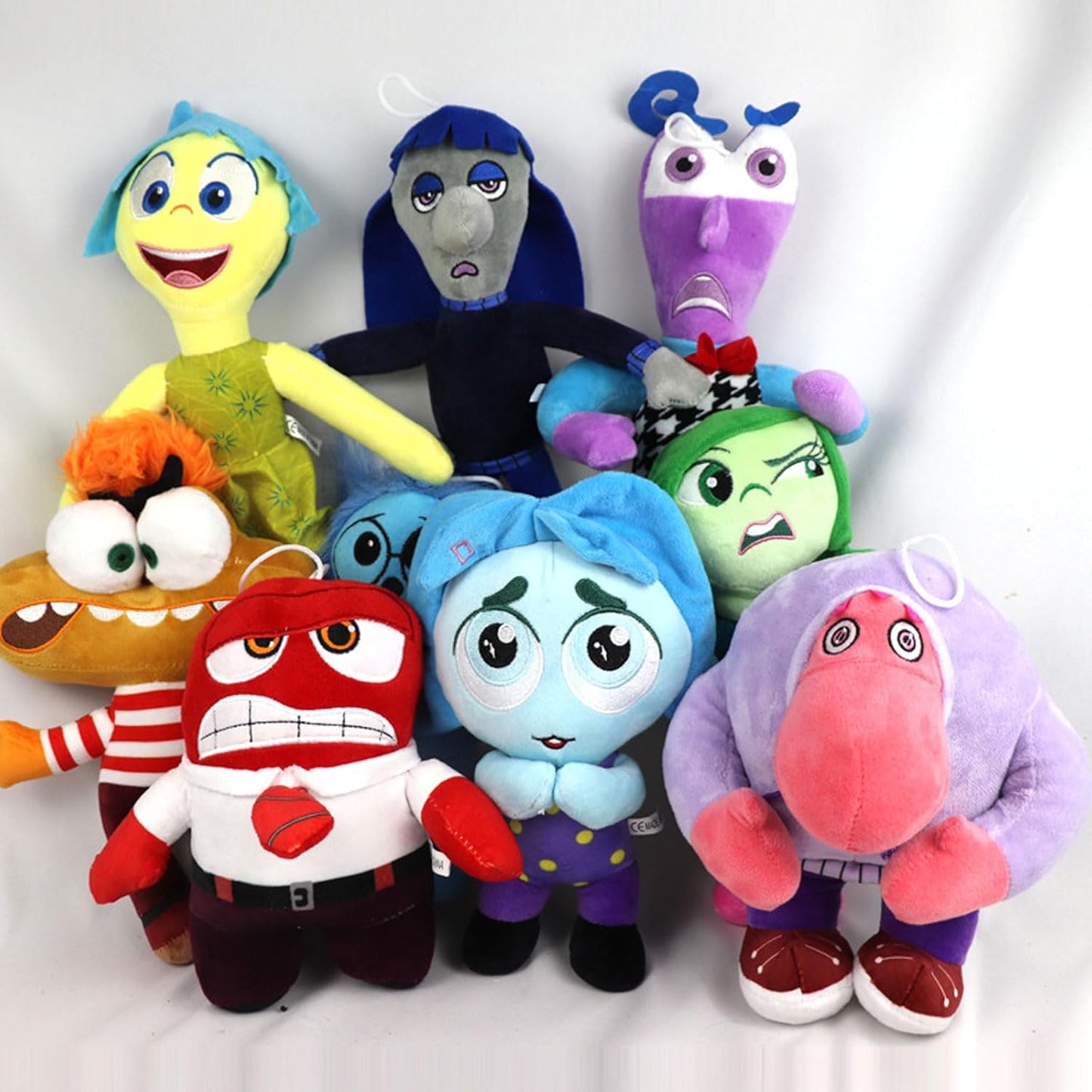 POBEC Inside Out 2 Plush, inside out 2 toys, Stuffed Anime Anxiety Plush toy for Kids, Inside Out 2 Plushies, Anxiety Embarrassment Ennui Plushies Toy for Movie Fans (Envy)