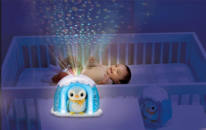 VTech Baby Soothing Starlight Igloo, Projetor de Luz Calmante com Melodias Relaxantes, Sons da Natureza e Ruído Branco, Brinquedo para Bebês de 0, 3, 6, 12 Meses Mais, Versão em Inglês