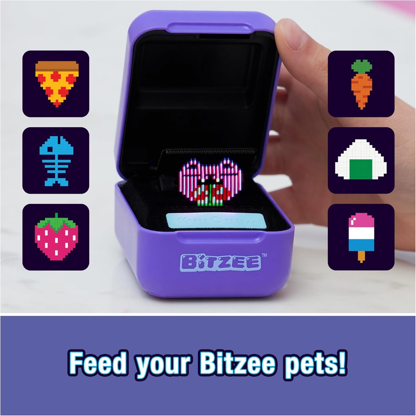 Bitzee, brinquedo interativo digital pet e estojo com 15 animais dentro