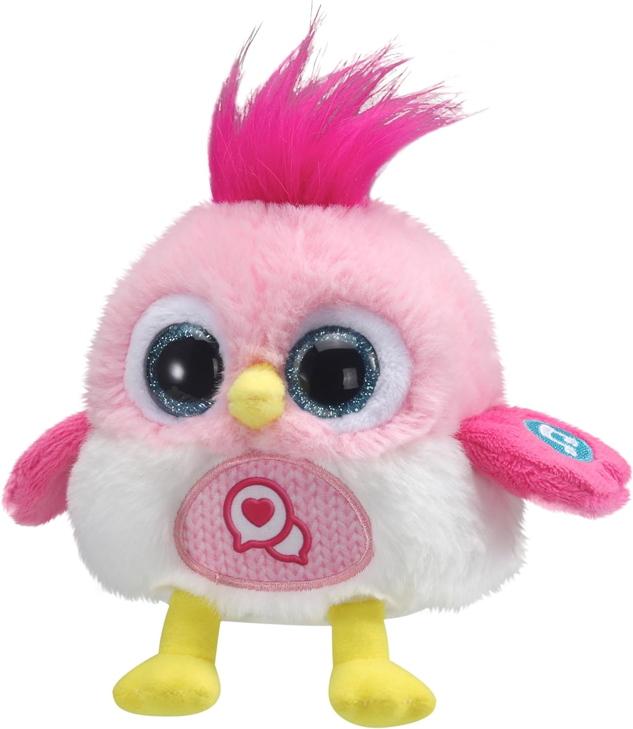 VTech LoLibirds, Juguete Interactivo para Pájaros con Respuestas Divertidas, Ojos que Cambian de Color, Música y Sonidos, Se Queda en el Hombro, Regalo para niños de 4, 5, 6 años en adelante, Azul, Versión en inglés