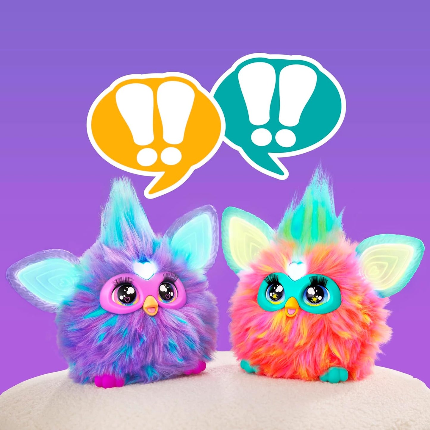 Hasbro Furby Coral Brinquedo Interativo Ativado por Voz para Crianças de 6 Anos 15 Acessórios - Versão Espanhola