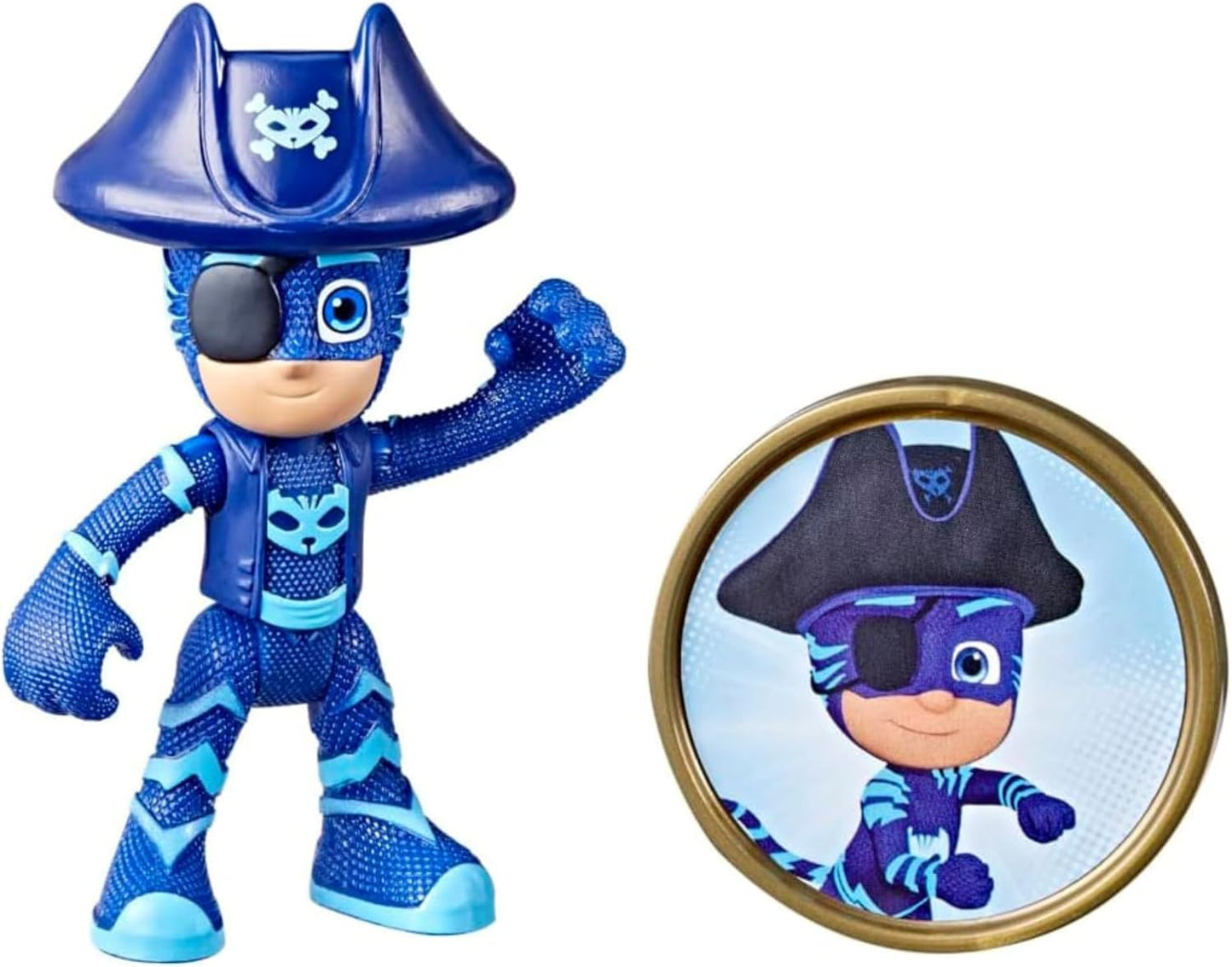 PJ Masks Bonecos articulados e acessórios Conjuntos de caixas cegas - (Conjunto completo de poder pirata)