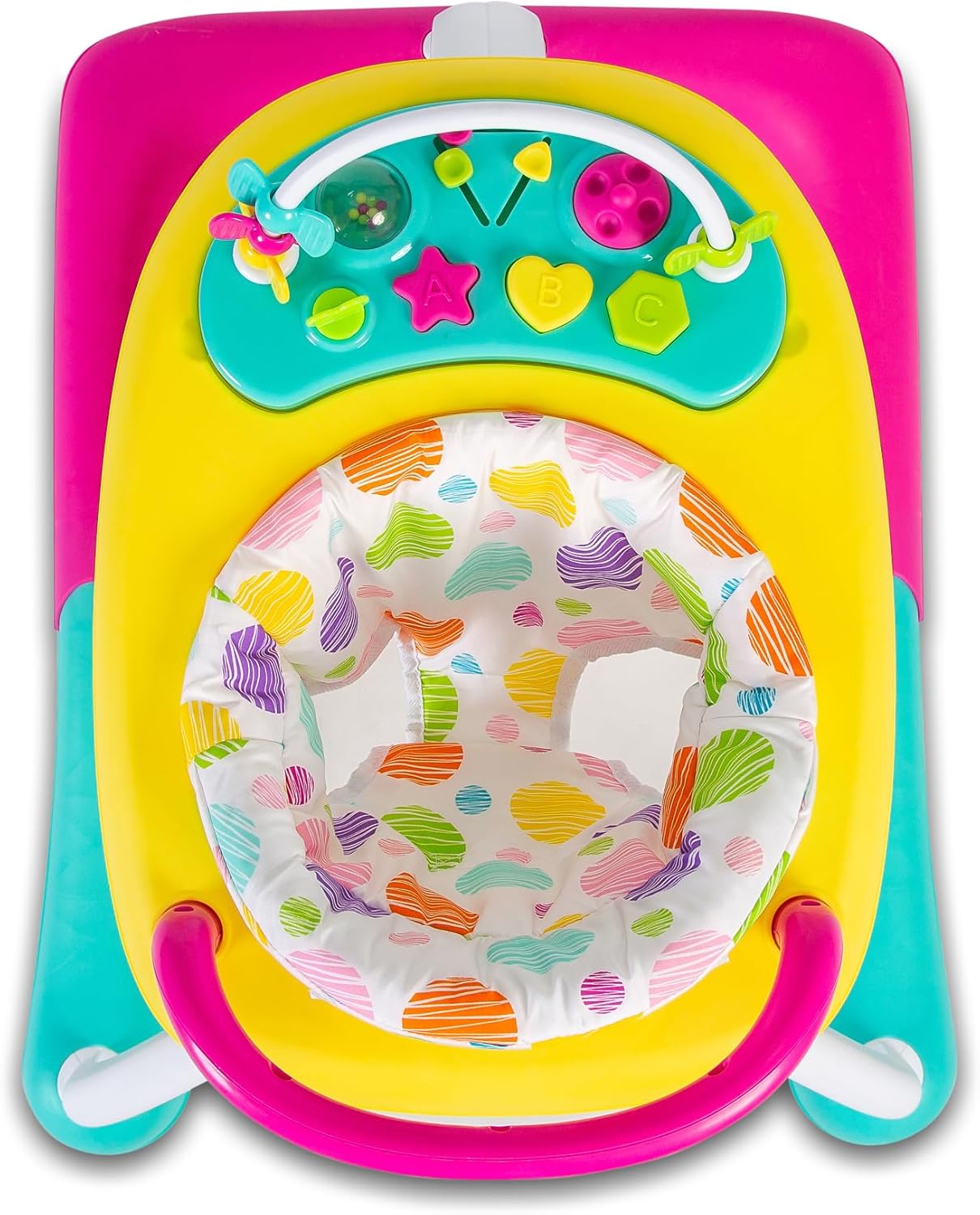 Red Kite Baby Go Round Kiddo Walker e Push Along combinados rosa (50cm x 62cm x 75cm)