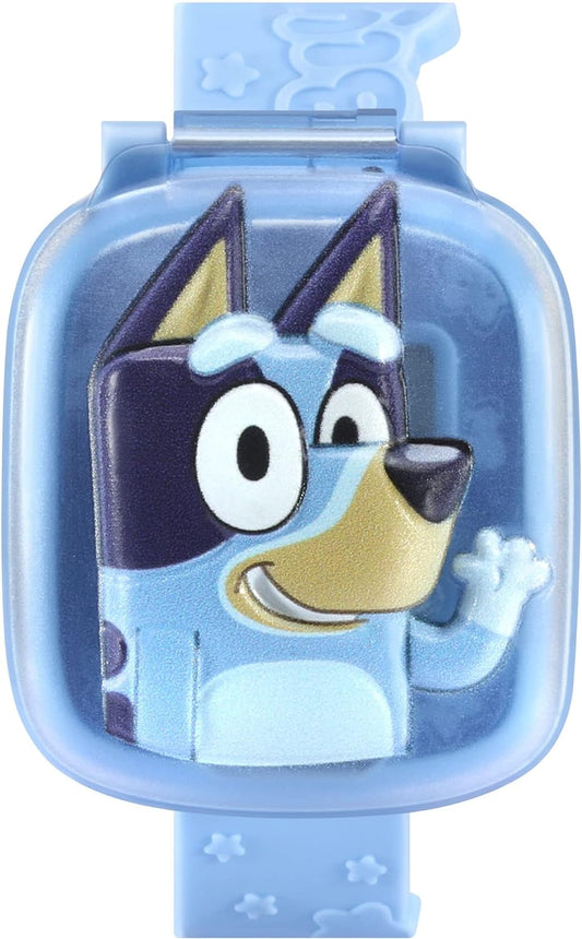 VTech  Relógio de aprendizagem Bluey Wackadoo Bluey, brinquedo oficial Bluey, relógio para crianças com cronômetro, temporizador, alarme e jogos, presente educacional para crianças de 3, 4, 5, 6 anos ou mais, versão em inglês, médio