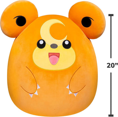 SQUISHMALLOWS SQPK00051 20 polegadas Adicione Teddiursa ao seu esquadrão, Jumbo de pelúcia ultramacio, brinquedo de pelúcia Kelly oficial, multicor