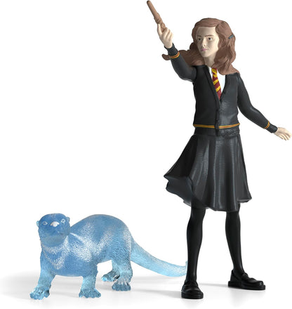 Schleich 42681 Hermione Granger e Patrono, a partir de 6 anos WIZARDING WORLD - Estatueta, 16 x 11 x 18 cm