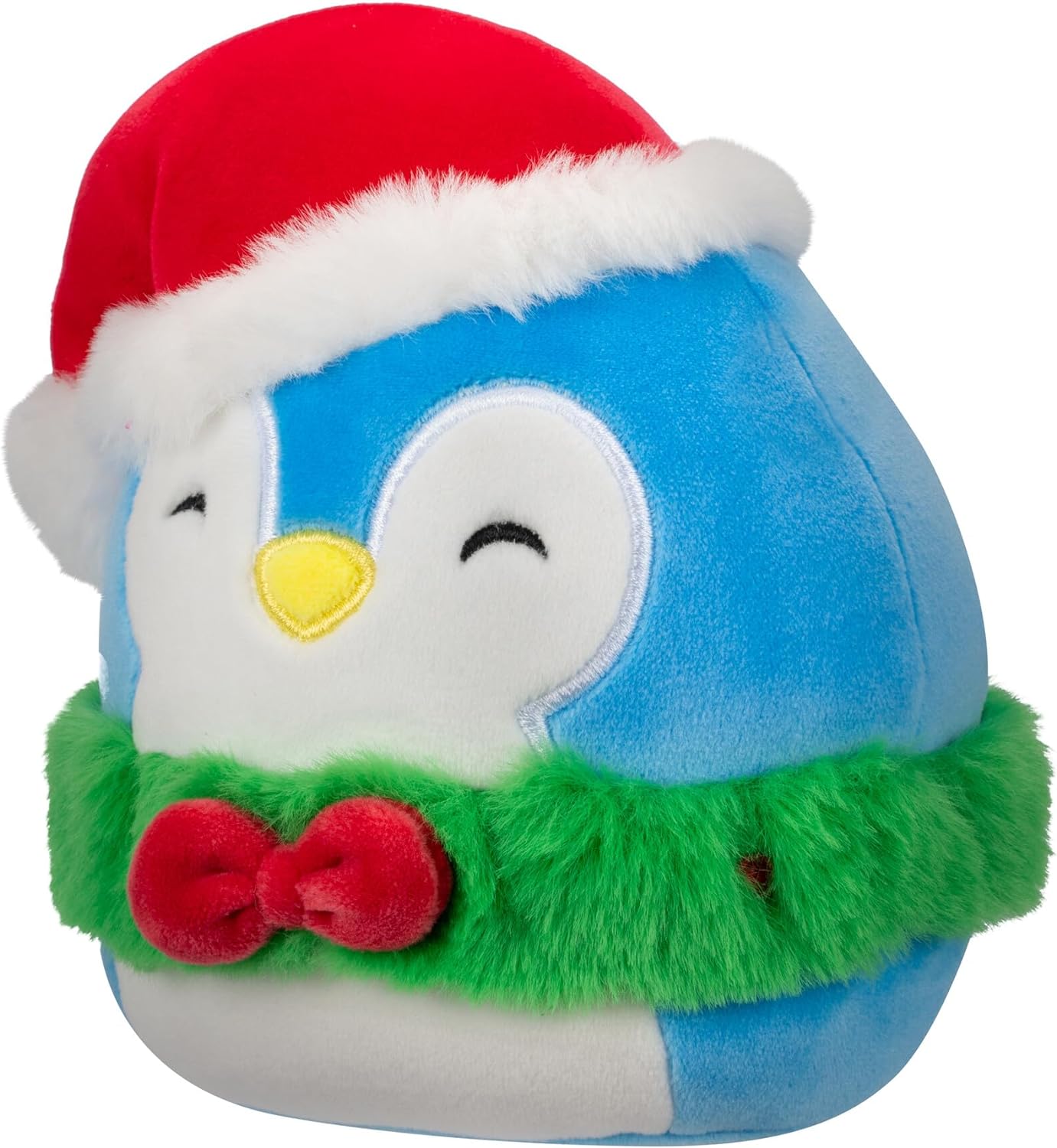 Squishmallows Puff original de 7,5 polegadas, o pinguim azul com guirlanda verde, pelúcia ultramacia de tamanho pequeno