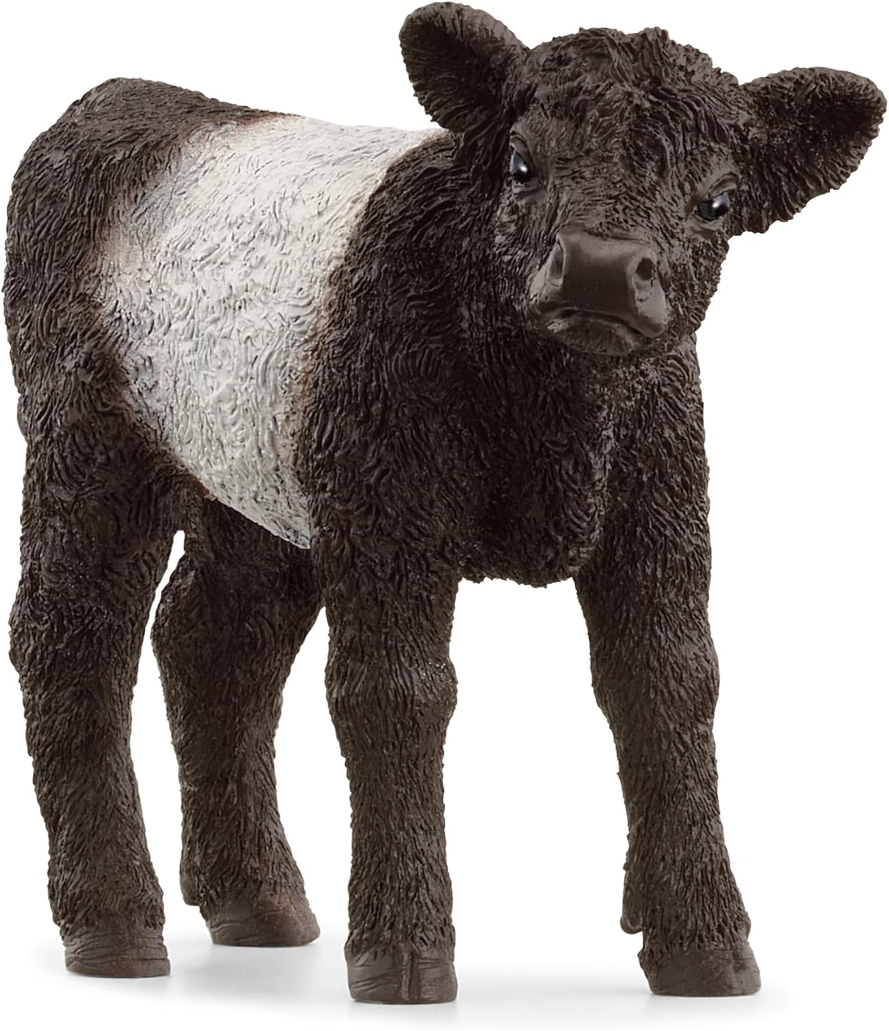 Schleich 13969 FARM WORLD Galloway Calf Figurine para idades 3+, Preto