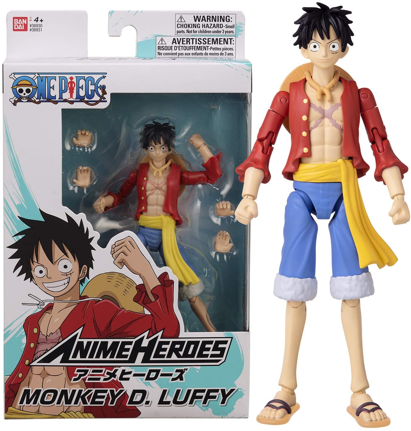 Anime Heroes - Figura de acción de Monkey D. Luffy