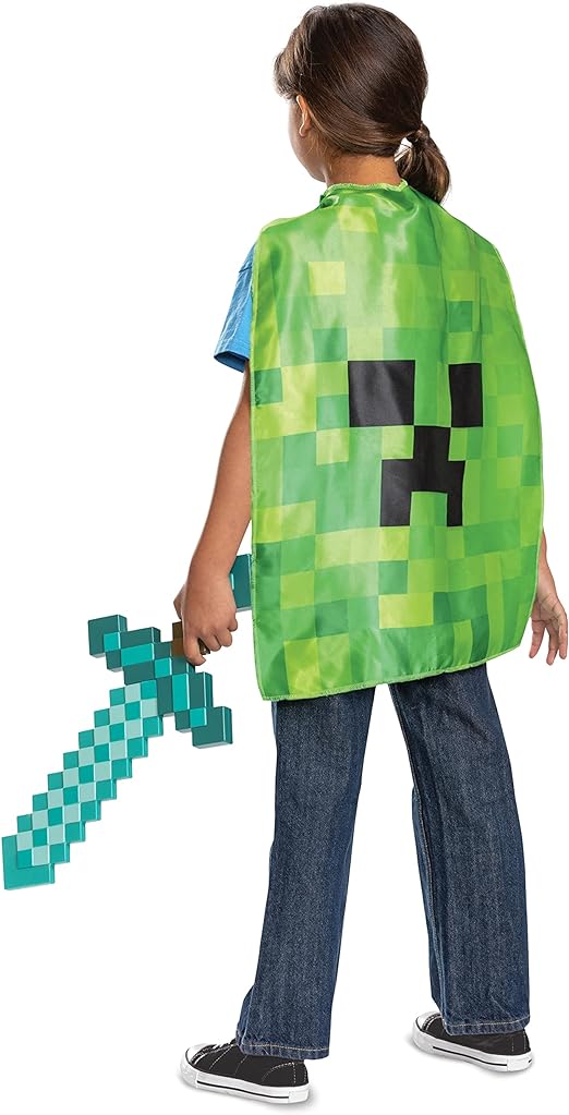 Disguise Acessório oficial da espada de diamante do Minecraft. Espada de Steve Minecraft. Tamanho único