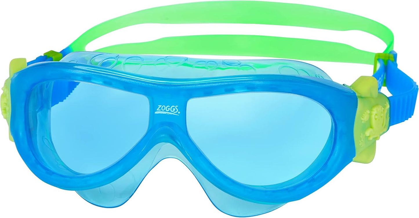 Zoggs Kids' Phantom Mask with UV Protection And Anti-fog Swimming Goggles, 0-6 Years