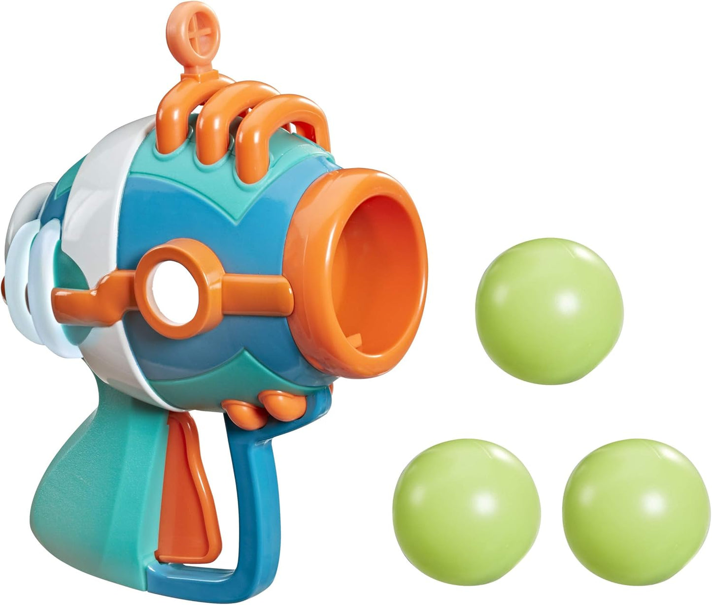 PJ Masks Romeo Blaster Brinquedo pré-escolar, lançador de bolas de plástico fácil de usar para crianças de 3 anos ou mais