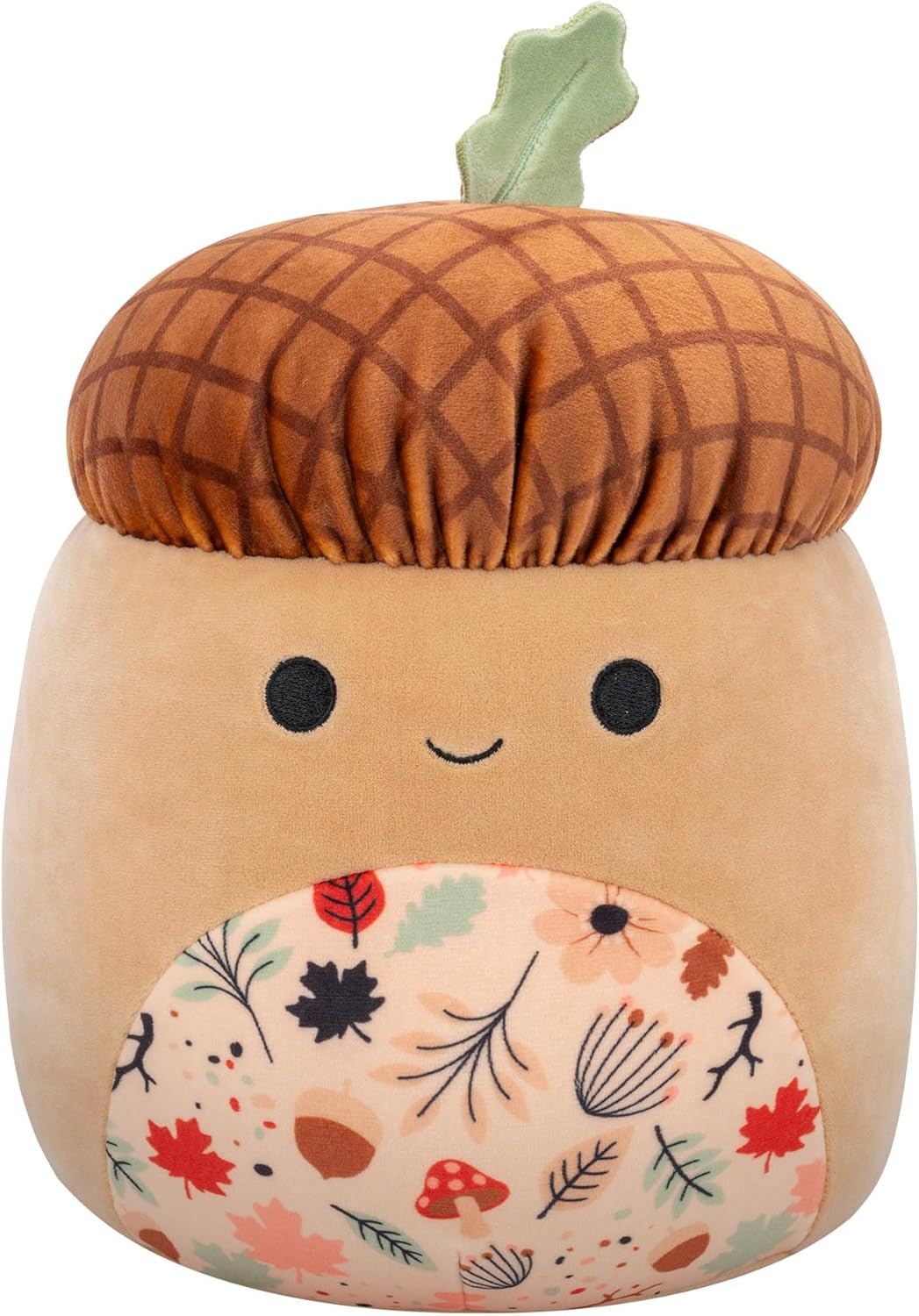 Squishmallows Original Harvest Mac, a bolota marrom com barriga estampada de outono, pelúcia de 8"