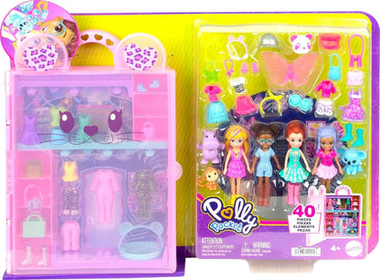 Polly Pocket Conjunto de jogos da coleção de moda Stylin' Safari