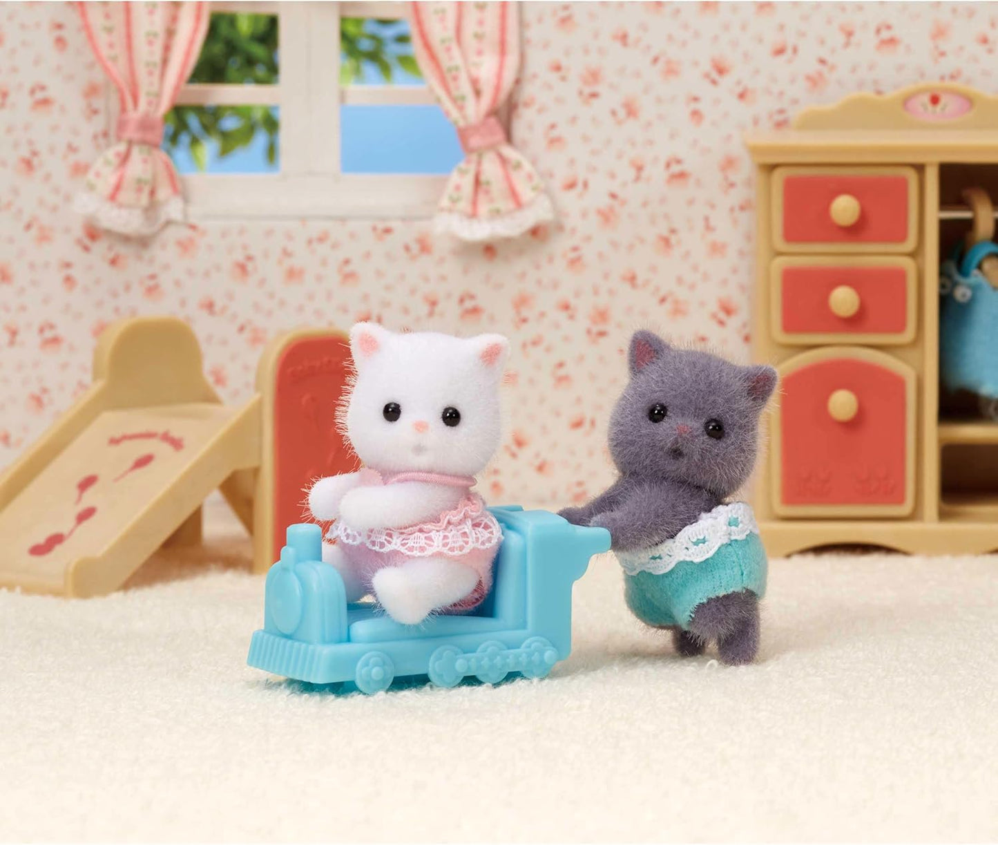 Sylvanian Families Gatos persas gêmeos