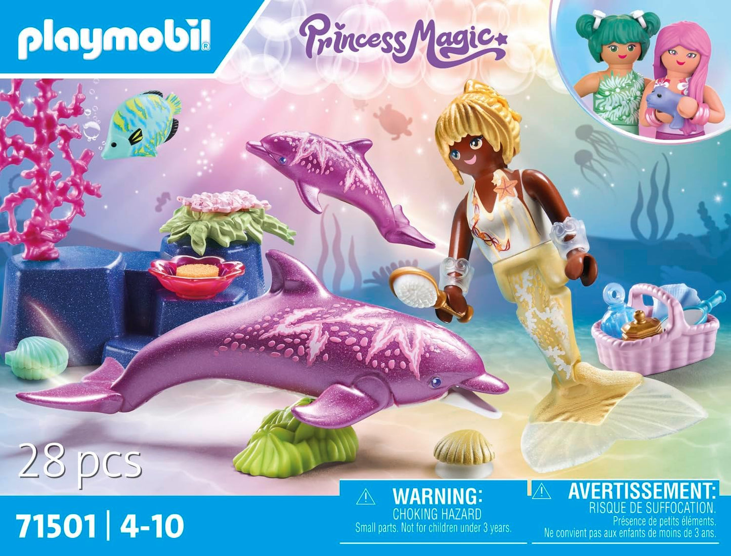 Playmobil Sereia com Golfinhos