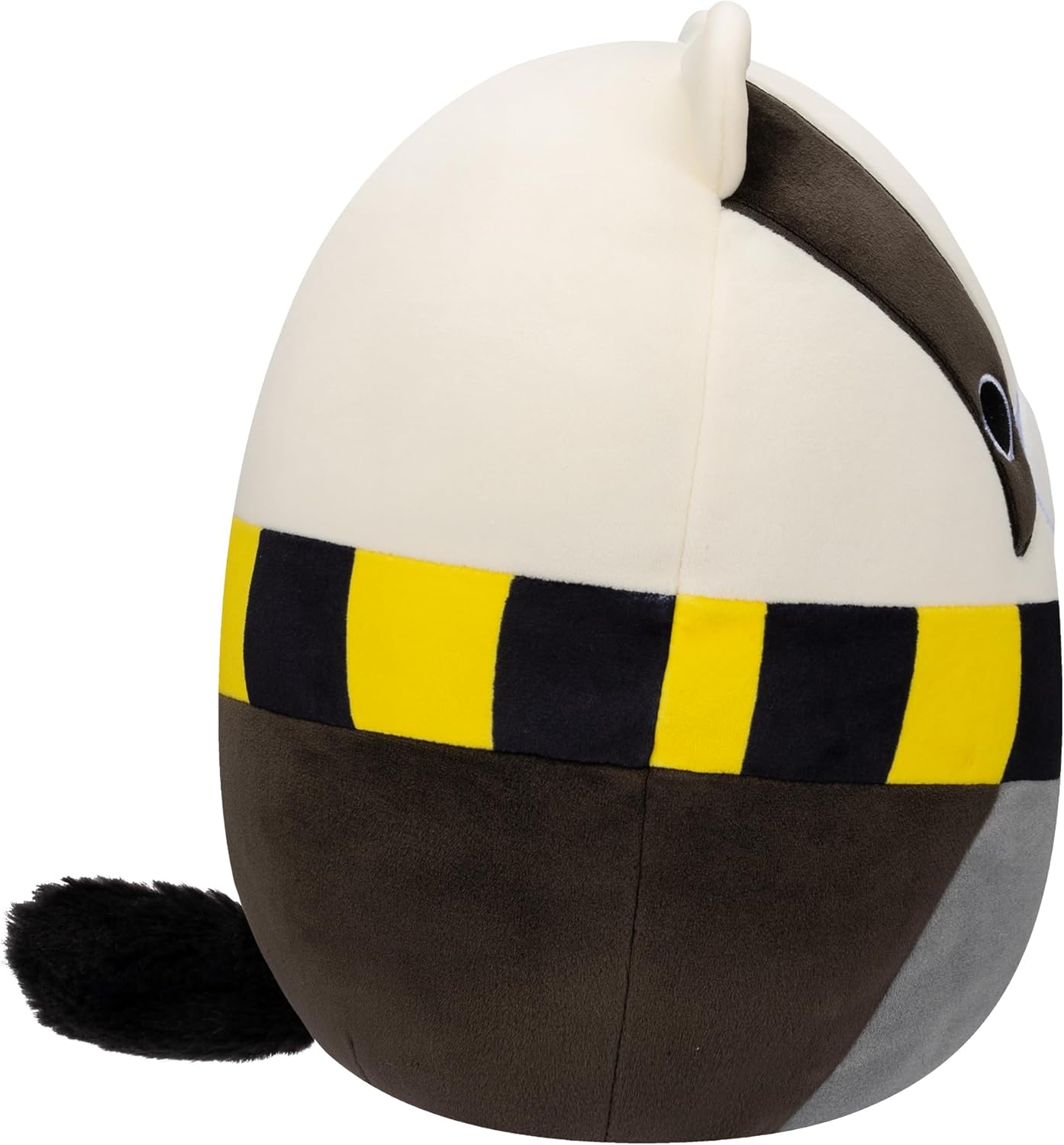 Squishmallows Original Harry Potter Hufflepuff Badger Peluche de tamaño mediano, 10 pulgadas, negro