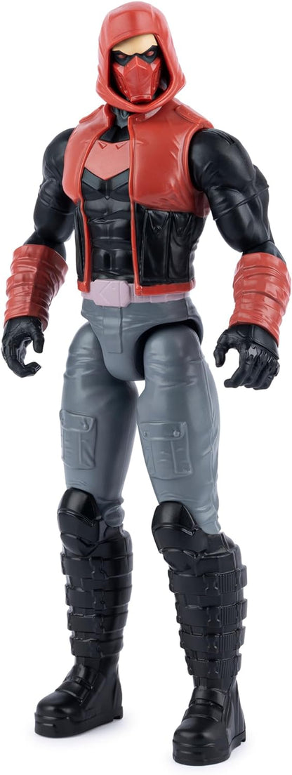 DC Comics, boneco de ação Red Hood de 12 polegadas, brinquedos infantis para meninos e meninas de 3 anos ou mais