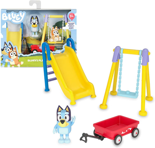 Bluey Playset Playset, Juego de Personajes Bluey que Incluye Aproximadamente 7 cm de Altura como se Ve en TV, para niños a Partir de 3 años, BLY02100, Juegos Preciosos