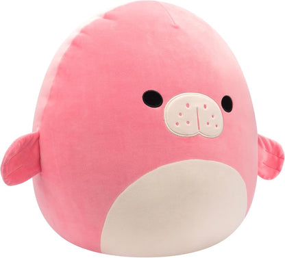 Squishmallows Original 16 Polegadas - Morlai, o Peixe-boi Coral