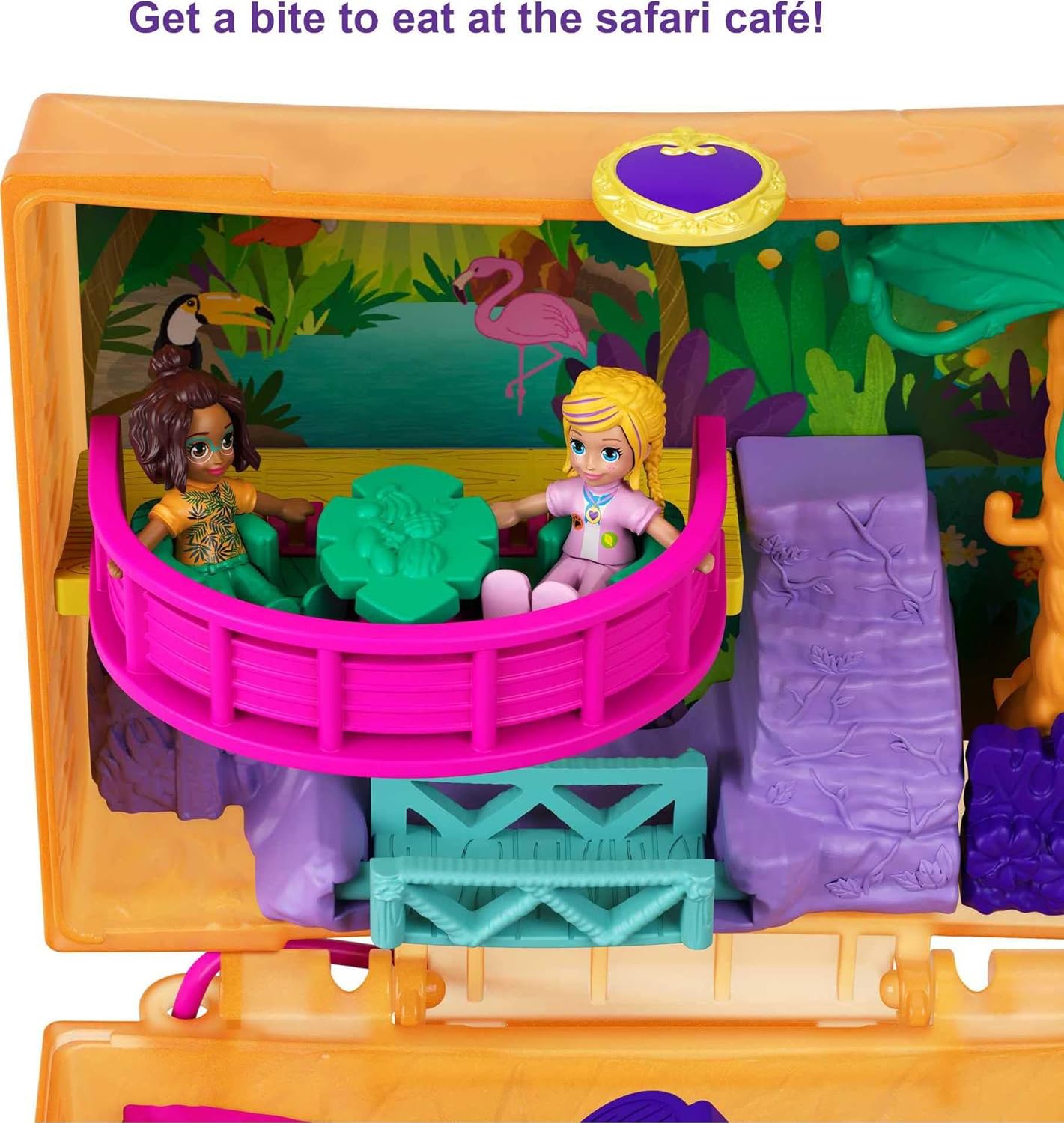 Polly Pocket Jungle Safari Compacto