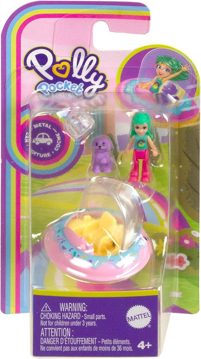 Polly Pocket Conjuntos de jogos de veículos incríveis de HKV55-HKV57