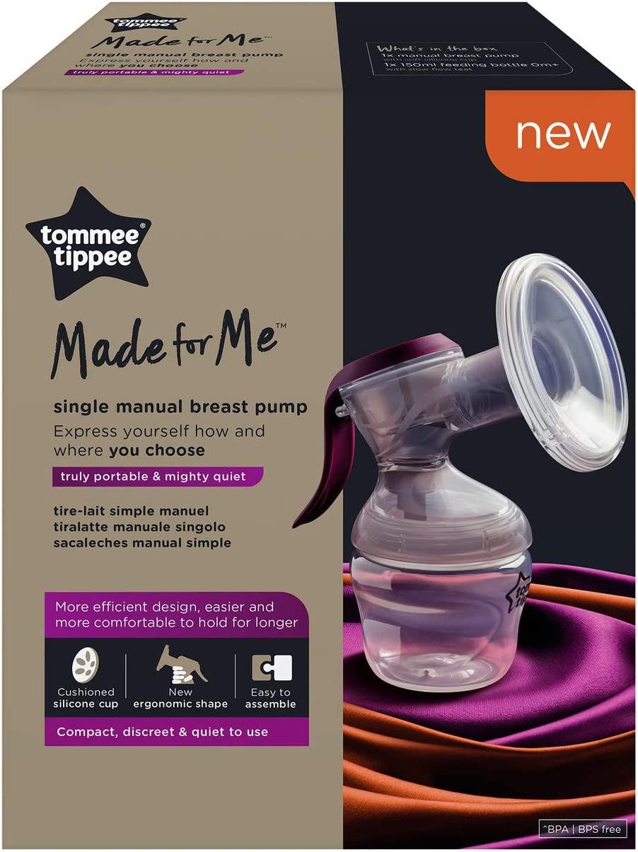 Tommee Tippee Made for Me In-bra Wearable Breast Pump conservação do leite  materno