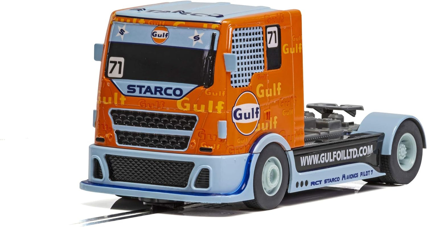 Scalextric Caminhão da equipe C4089 Gulf No. 71, multicolorido, 25,4 x 15,24 x 10,16 cm