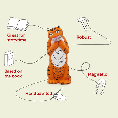 tonies Personagem de áudio The Tiger Who Came to Tea and Other Stories, para uso com Toniebox