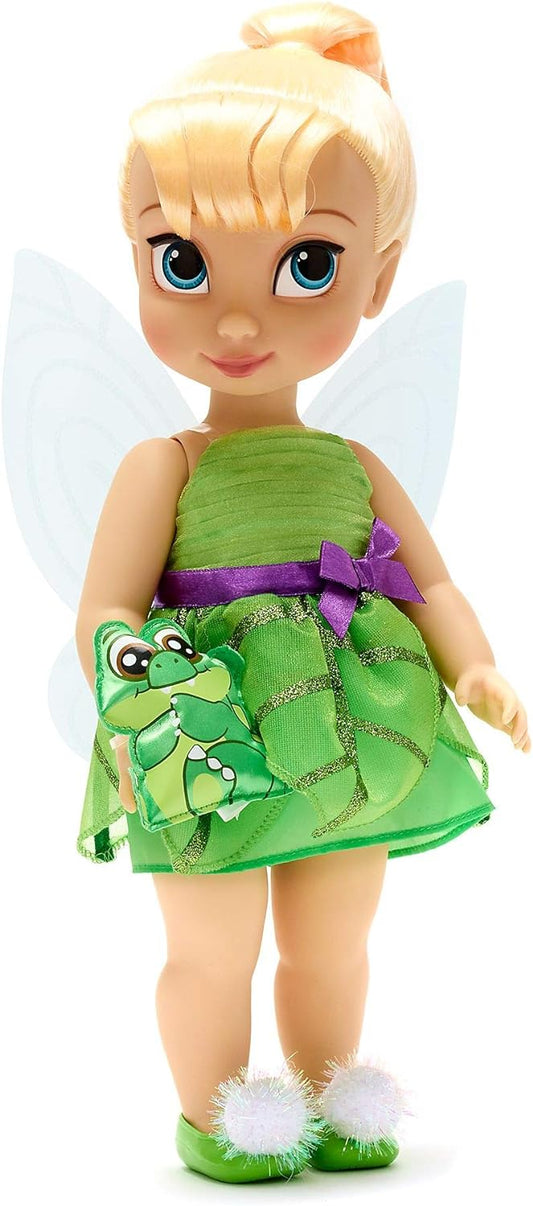 Colección oficial de animadores de muñecas de Disney Store Tinker Bell, Peter Pan, 39 cm/15 pulgadas con cabello y atuendo realistas, muñeca coleccionable para niños, juguete adecuado para mayores de 3 años