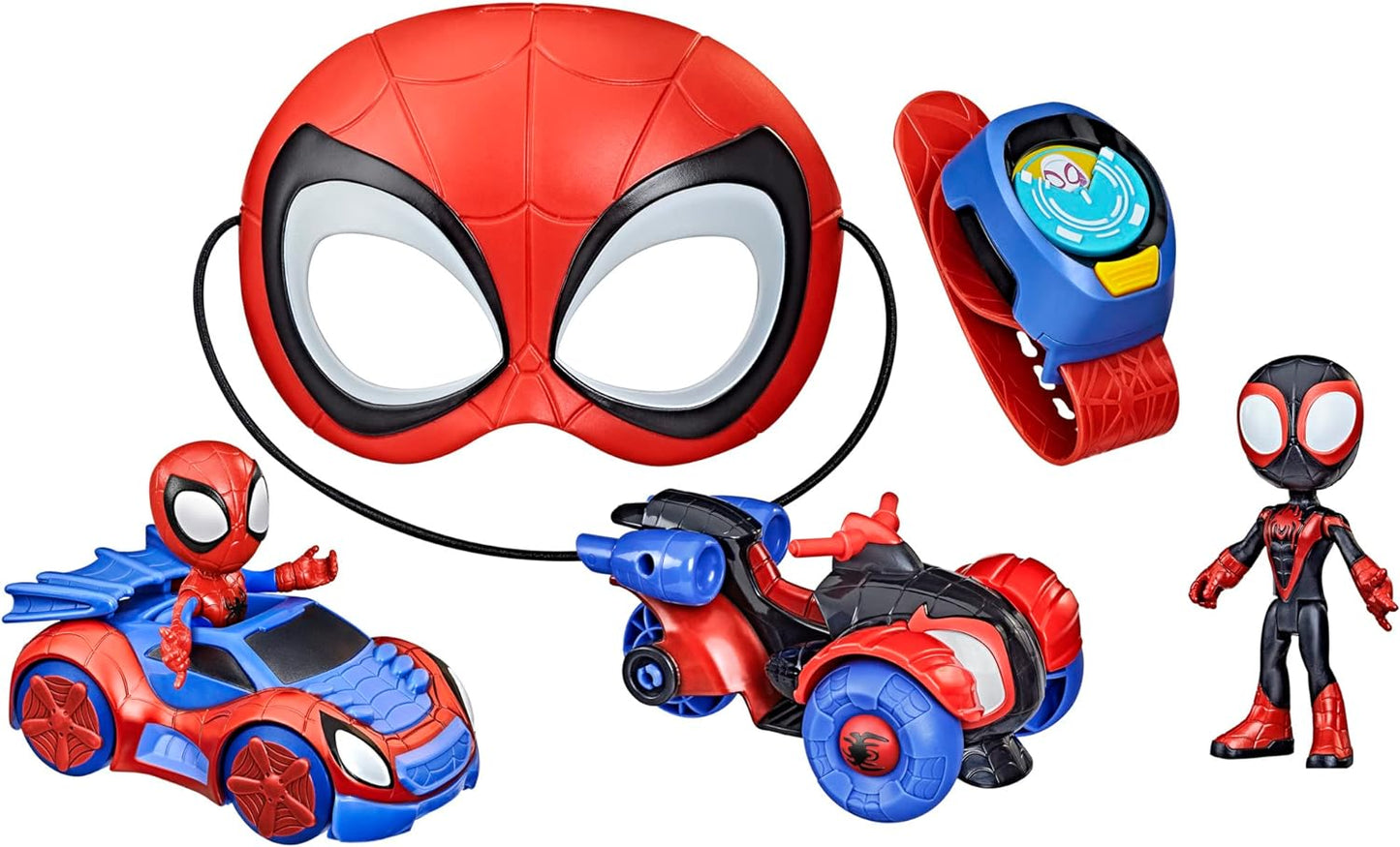 SPIDEY AND HIS AMAZING FRIENDS PACOTE DE VEÍCULOS DE ROLE PLAY Exclusivo da Amazon