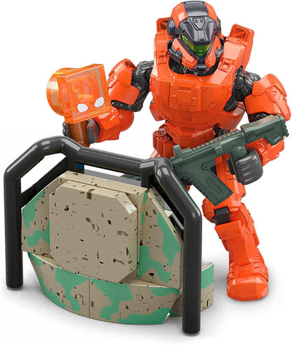 Mega Construx Halo Infinite Spartan Mission – Combate Decisivo – Conjunto de 2 Figuras Articuladas 6 cm + Acessórios