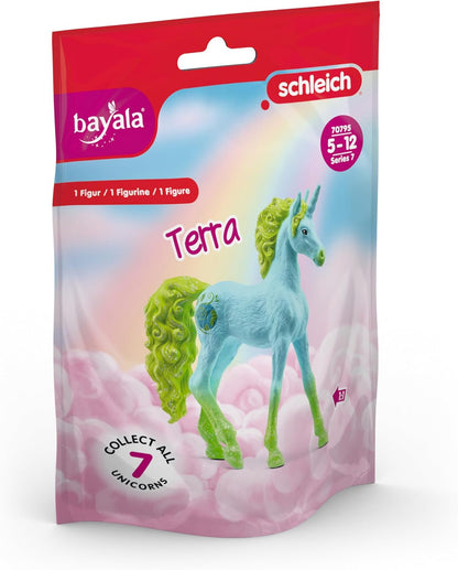 Schleich 70795 Unicórnio colecionável Terra, a partir de 5 anos BAYALA - Estatueta, 10 x 9 x 2 cm