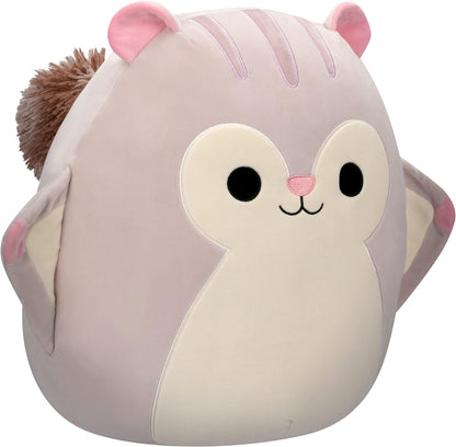 Squishmallows 16" Steph, o esquilo voador - adicione Steph ao seu esquadrão, brinquedo de pelúcia ultramacio, pelúcia oficial Kellytoy