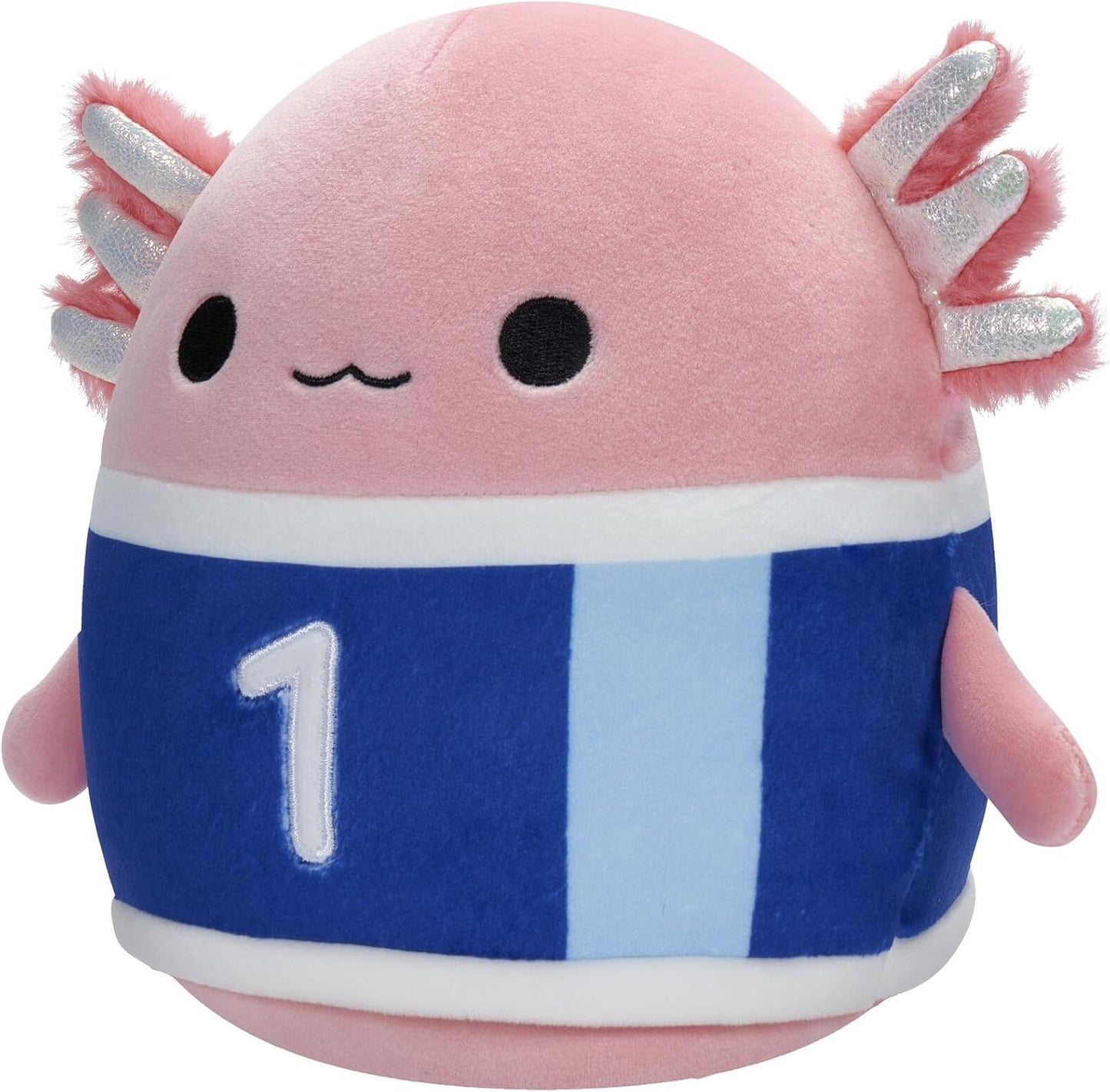 Squishmallows Original Archie the Axolotl de 7,5 polegadas com camisa de futebol - Little Official Plush