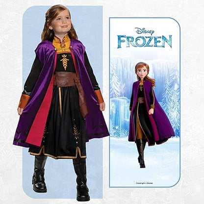 DISGUISE  Disney oficial deluxe Anna Frozen anna traje crianças congelados vestir-se para meninas