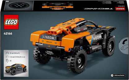 LEGO Brinquedo de carro de corrida Technic NEOM McLaren Extreme E para crianças, meninos e meninas com mais de 7 anos que amam carros modelo, conjunto de veículos de corrida off-road pull-back, ideia de presente de aniversário 42166