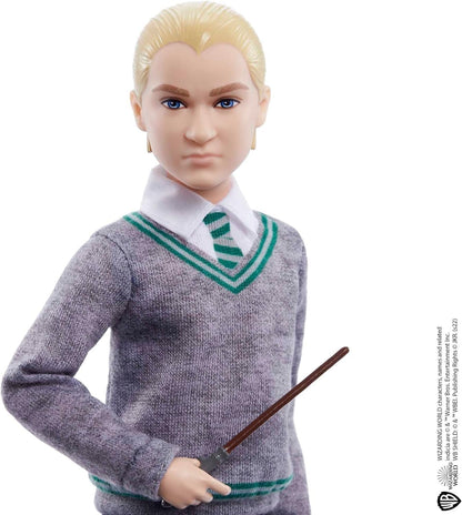 Harry Potter Brinquedos Mattel Harry Potter | Boneca Draco Malfoy | Roupas de boneca | Boneca Harry Potter | Presente de aniversário | Brinquedo colecionável, HMF35