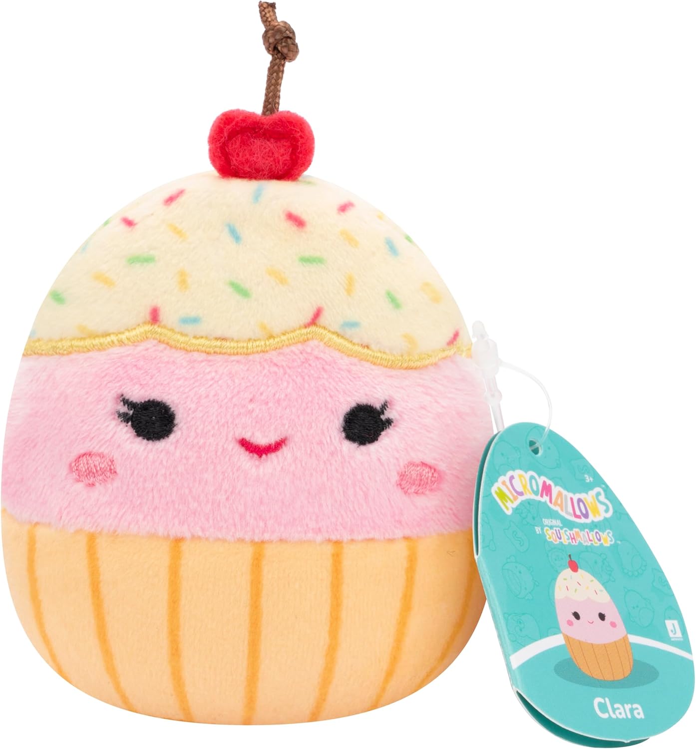 Micromallows SQMM0007 Pacote de 4 – Clara Cupcake, Fifi Fox, Henry Turtle, Melly Milk Carton, Multicor