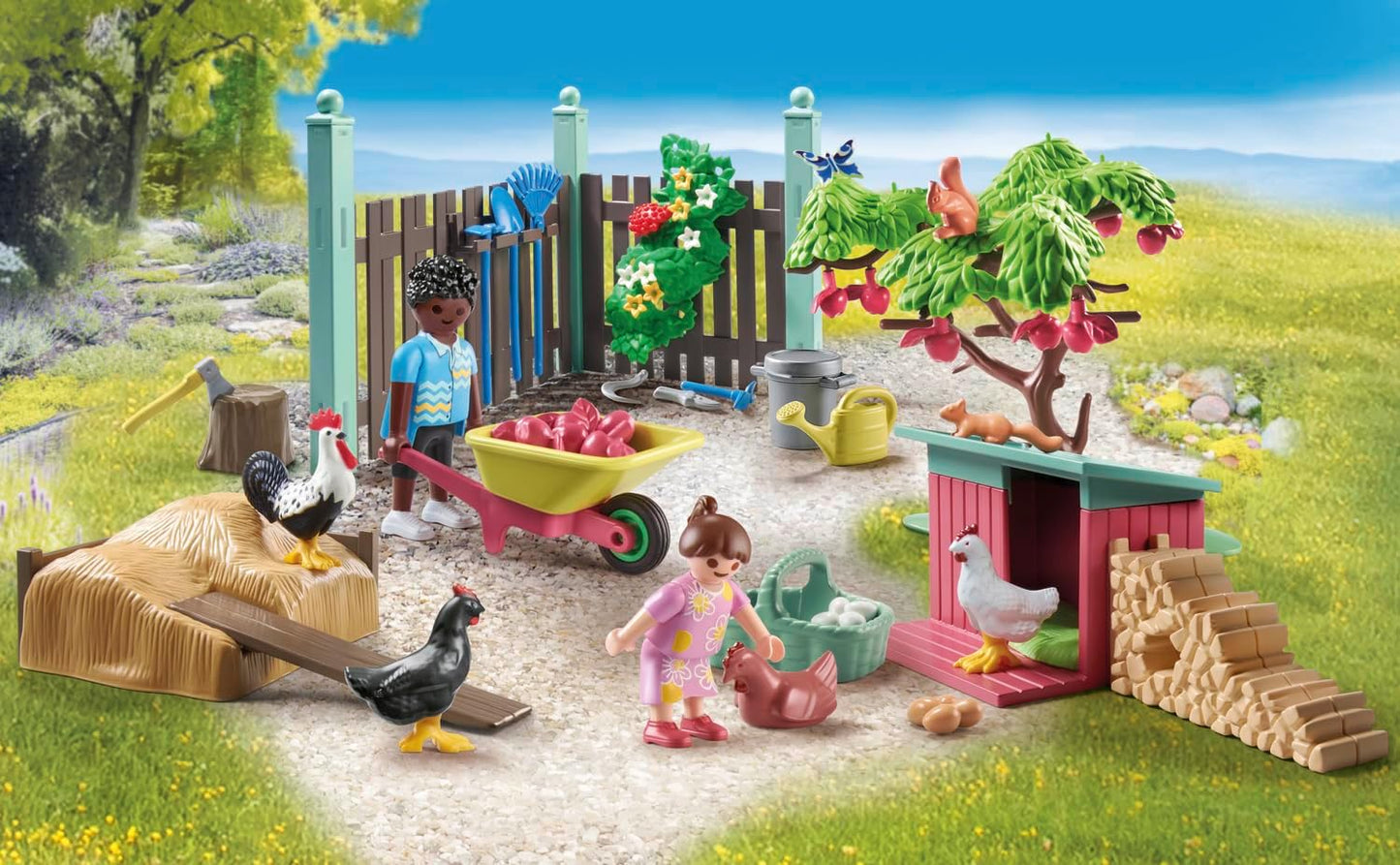 Playmobil pequena fazenda de galinhas