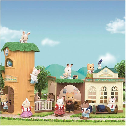 Sylvanian Families Country Doctor e Country Tree School, multicolorido