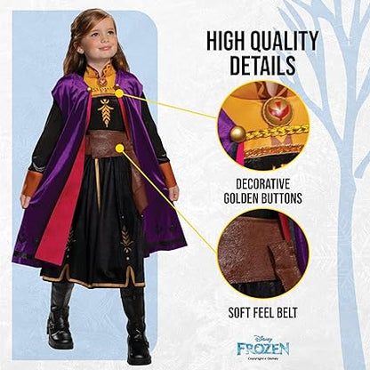 DISGUISE  Disney oficial deluxe Anna Frozen anna traje crianças congelados vestir-se para meninas