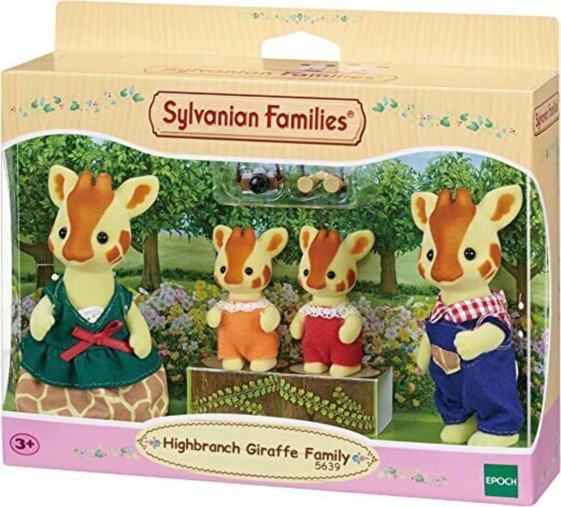 Sylvanian Families Família Girafa Highbranch - conjunto de casa de bonecas 5639