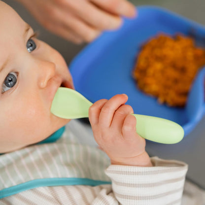 Nuby Potes de armazenamento Good Square Meal Nesting - Duráveis | Laváveis na máquina de lavar louça | Autoalimentados (pacote com 3)