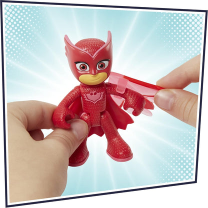 PJ Masks, Conjunto de bonecos de heróis e vilões brinquedo pré-escolar, 7 bonecos de ação com 10 acessórios, a partir de 3 anos, multicolorido